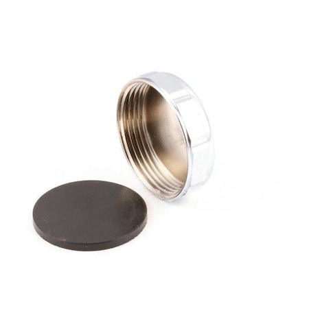 T&S Brass OVERFLOW CAP W/ SEALING WASHER (WASTE DRAINS) 012640-45
